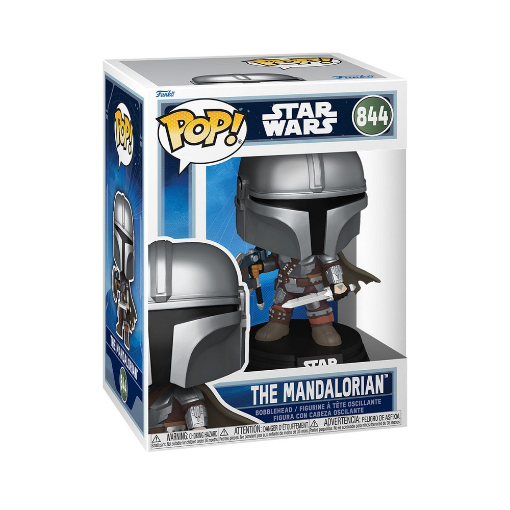 Ігрова фігурка Funko POP! серії Мандалорець і Ґроґу - Мандалорець зі зброєю Днепр - изображение 1