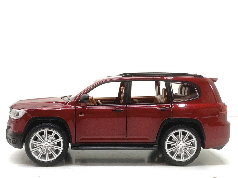 Машина Автосвіт Toyota Land Cruiser інерційна відчиняються двері капот багажник 20 см 1:24 Бордова (AP-2034) Чернігів - фото 5