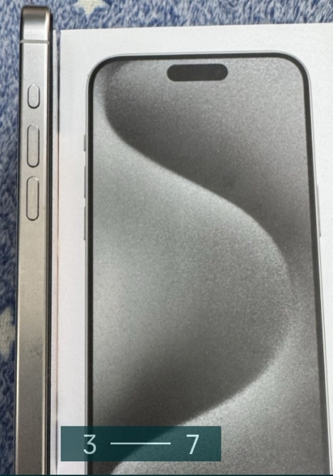 Айфон iPhone 15 Pro Max 256Gb. White Blue Titanium Киев - изображение 5