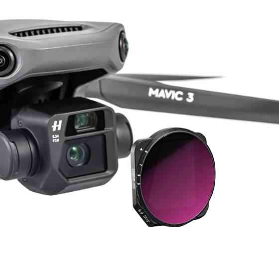 Фильтр нейтральной плотности Mavic 3 регулируемый ND64-ND512 VND 6-9 stops STARTRC 1110348 Киев