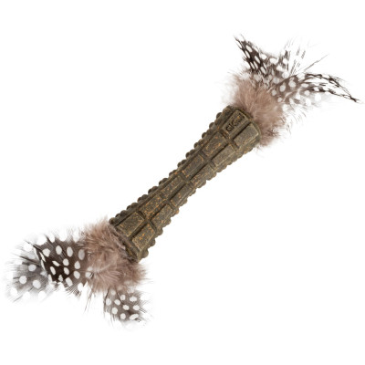 Игрушка для кошек GiGwi Catnip Спрессованная кошачья мята с перьями 8 см (75335) Винница - изображение 1