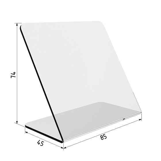 Акриловая подставка EKOSTAR  под QR код Киев