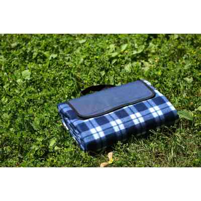 Плед Ardesto Picnic 130х170см, 100% полиэстер, клетка синий (ART0916BC) Винница