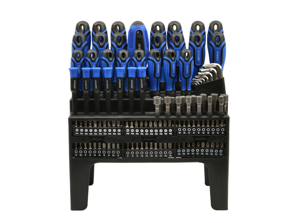 Набір викруток, біт і насадок "GeKo" комплект 122 штуки Киев - изображение 7