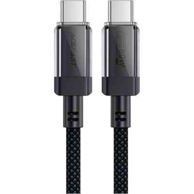 Дата кабель USB-C to USB-C 1.2m 60W stainless steel C12-03 Black Acefast (6974316283317) Винница