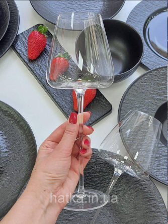 Набір високих келихів 6 шт. для вина 550 мл «Беллісімо» прозорий 102-914 Київ