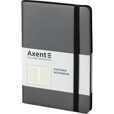 Блокнот Axent Partner Soft, 125х195, 96арк, кліт, сірий (8206-15-A) Вінниця - фото 3