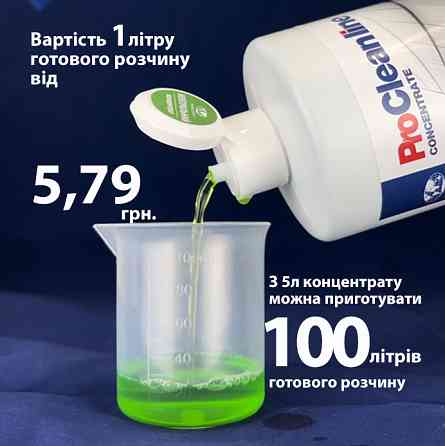 Концентрований миючий засіб для скла і дзеркал (5 кг) Павлоград