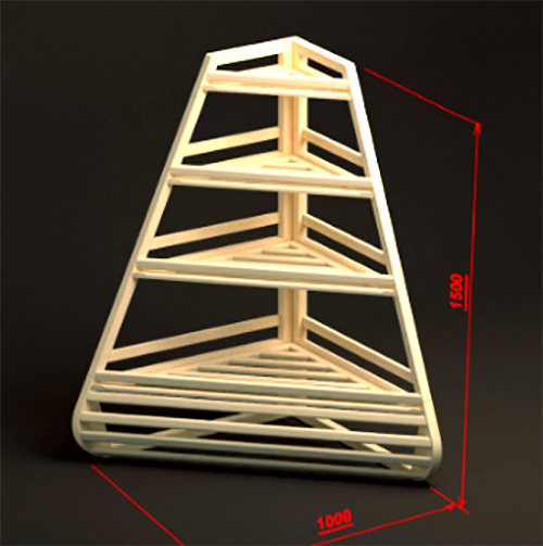 Стойка торговая 