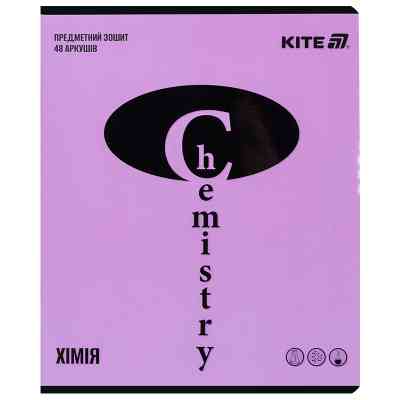 Тетрадь Kite предметная Bright 48 листа, клетка, химия (K25-240-16) Винница