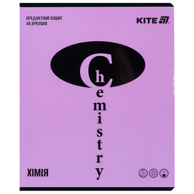 Зошит Kite предметний Bright 48 аркуші, клітинка, хімія (K25-240-16) Вінниця - фото 1