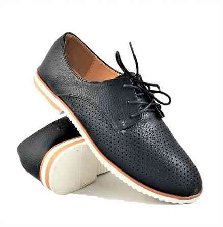 Жіночі Туфлі Чорні Мокасини Кросовки Слітонони (розміри: 37,38) - 11-1 Дніпро