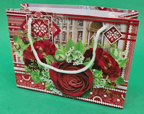 Пакет бумажный малый горизонтальный 11/18/5(арт М016) (12 шт) Харьков