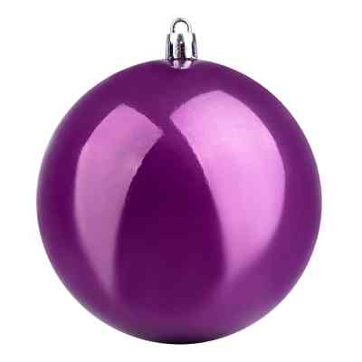 Елочная игрушка YES! Fun 10 см, сливовая, перламутровая (973509) Винница