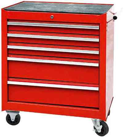 Візок інструментальний на колесах 5 секцій TORIN TBR-L4005-X Одеса