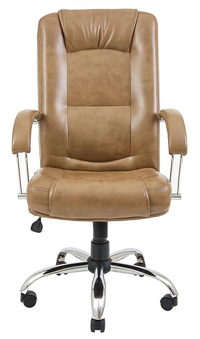 Офісне Крісло Керівника Richman Alberto Titan Cream Хром М2 AnyFix Кремовий Київ - фото 2