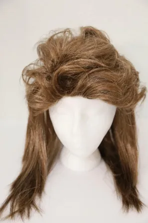 Коричнева перука mullet для чоловіків і жінок у ретро стилі 70-х 80-х, синтетичне волосся, 23” для Г Київ