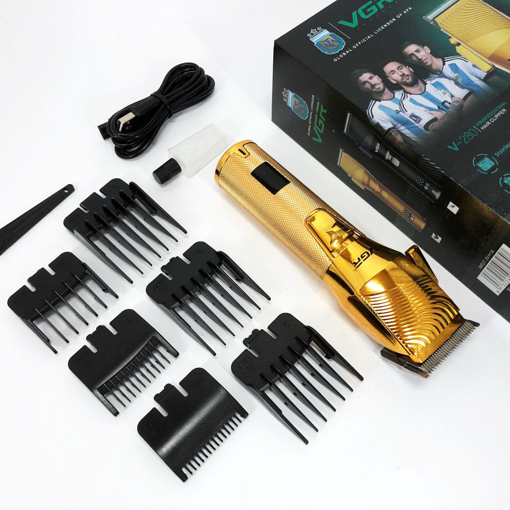 Профессиональная аккумуляторная машинка Аккумулятор, Универсальная машинка для стрижки головы и бороды VG-81 Львов - изображение 7