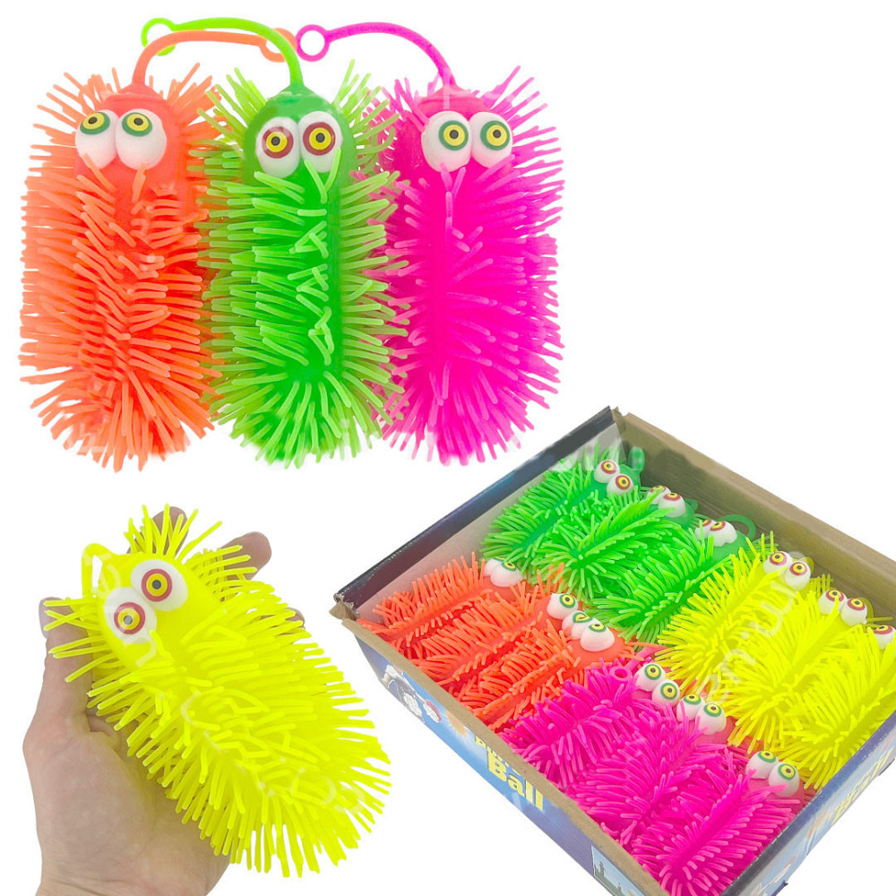 Іграшка йо-йо світяшка для дитини Гусениця велика 12 шт Київ - фото 1