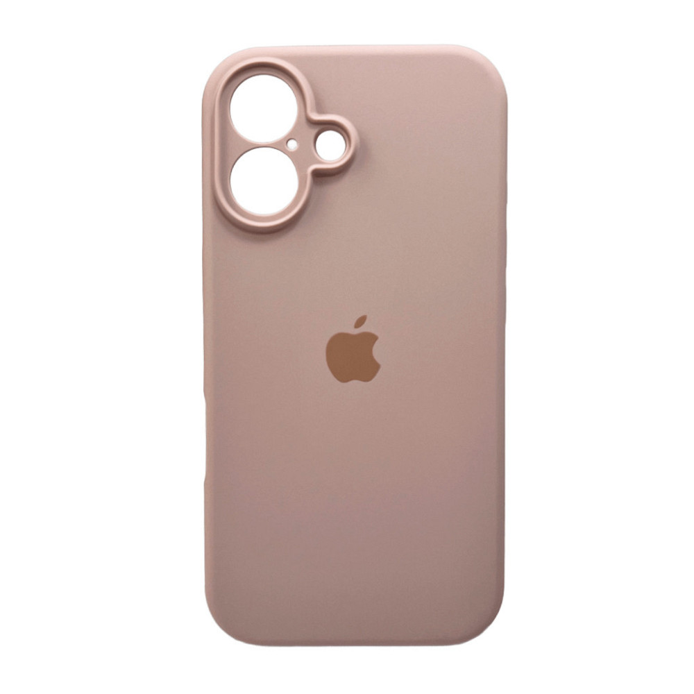 Чохол для смартфона Silicone Full Case AA Camera Protect for Apple iPhone 16 15,Pink Sand Київ - фото 1