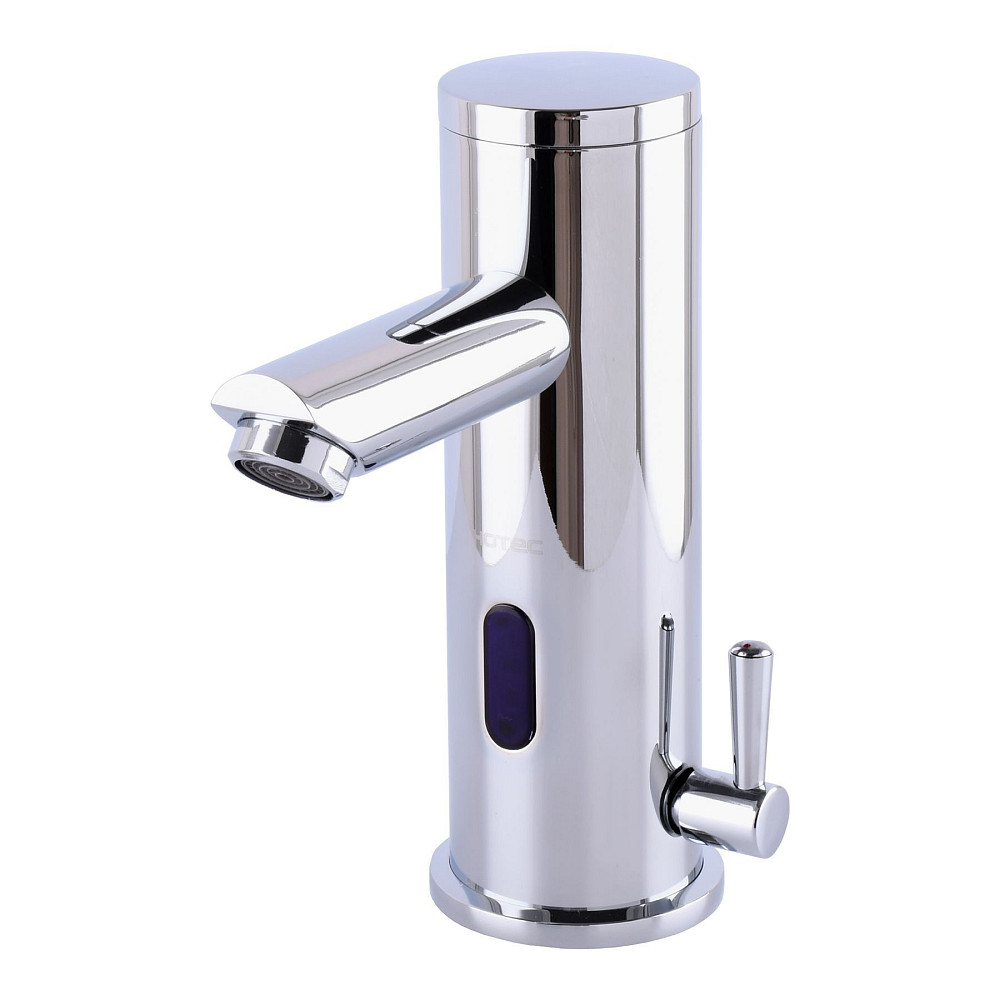 Змішувач сенсорний для умивальника HOTEC 19.115-DC/AC (220V/6V) з трансформатором,латунний Hot/Cold Тернопіль - фото 3