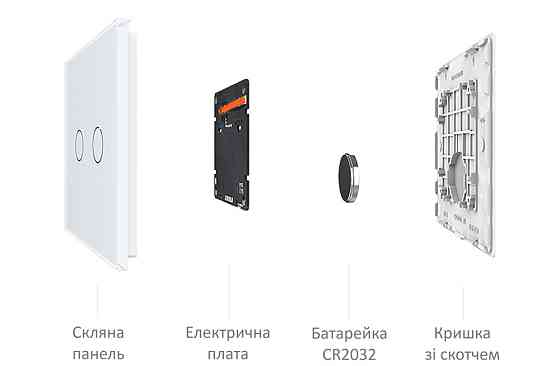 LIVOLO Бездротовий розумний сенсорний вимикач 1 сенсор Livolo сірий скло (VL- -I) Коломия