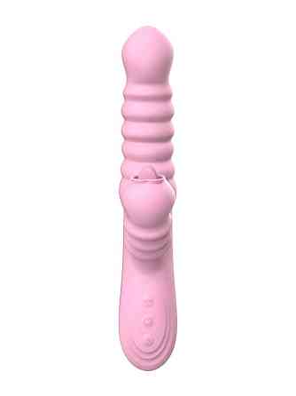 Вібратор Vibrating Spear USB 3 functions of thrusting Sex Aura Київ