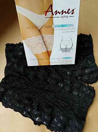 Бандалетки жіночі від натирання Annes Lace S, Черный Киев