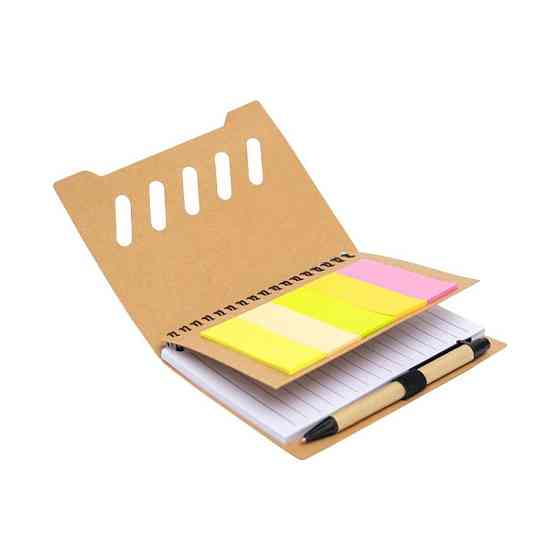 Блокнот С6 на спирали JX011 с набором стикеров и ручкой Винница