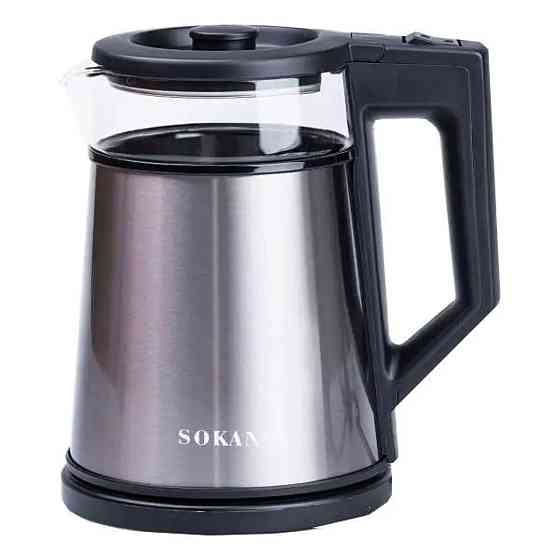 Електрочайник з автоматичним вимкненням 1.7 л Sokany побутовий 2000 Вт SK-SH-1076G Коломыя