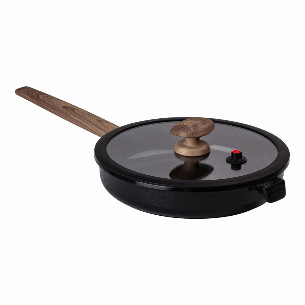 Алюмінієва сковорода 2,7 л з керамічним покриттям антипригарним Ø 26 см чорна MGC HP-4-458B Київ - фото 1