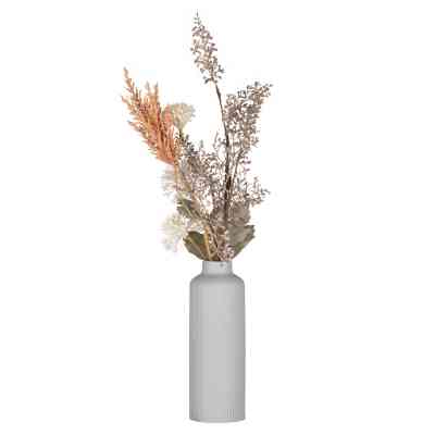 Ваза Ardesto Liguria, 8х22.7см, порцеляна, сірий (AR3803G) Винница