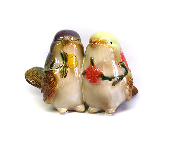 Фигурка сувенирная керамическая Птицы пара Киев - изображение 1