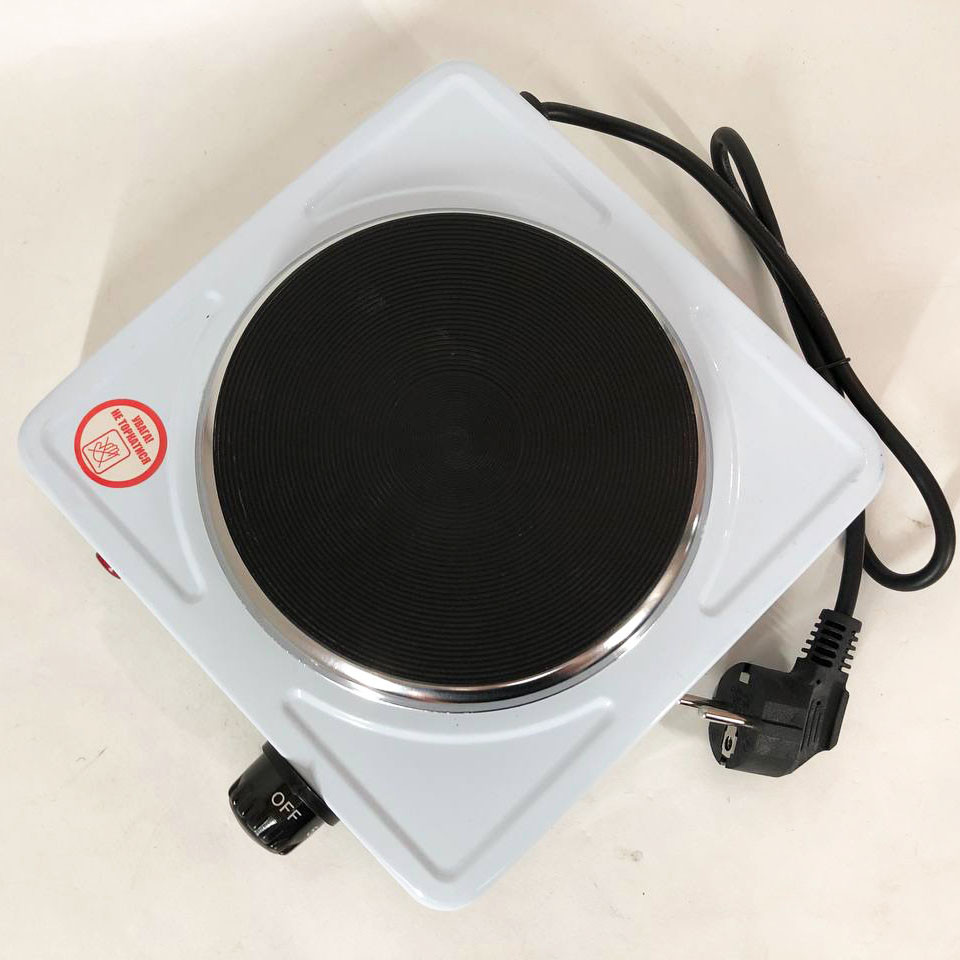 Плита электрическая одинарная Sea, Удобная портативная плита переносная для дома OZ-63 Львов - изображение 2