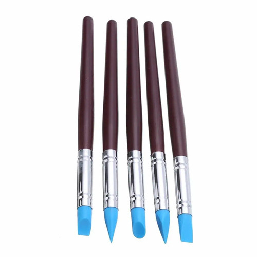 Набор кистей силиконовых 5шт для растушевки и моделирования Винница - изображение 2