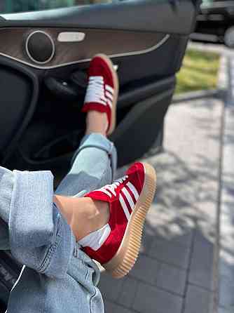 Dino Vittorio Кеди жіночі Dino Vittorio червоні натуральна замша 37-40 розміри (2408/131/250) Коломия