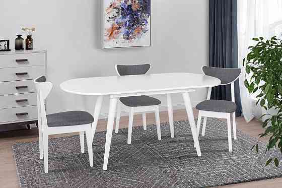 Стіл обідній Патрік (1290+340)*810, білий Київ