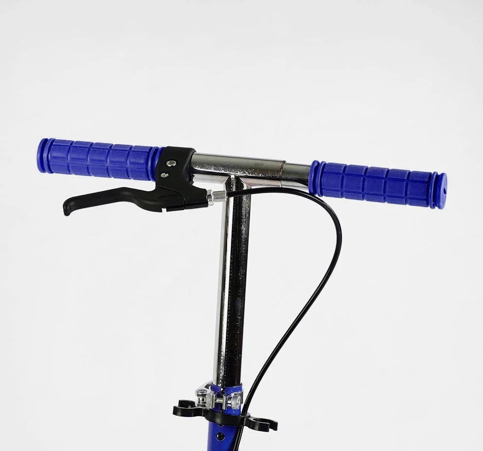 Самокат двоколісний Skyper Neon сталева рама ручне гальмо Синій (N-41417) Чернігів - фото 3