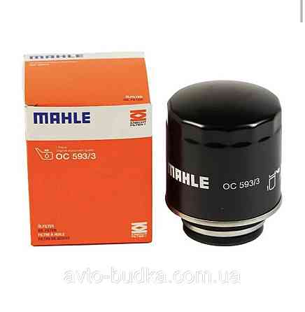 MAHLE OC 593/3 Масляний фільтр VW / Audi / Skoda / Seat (OEM 03C115561D) Новий Розділ