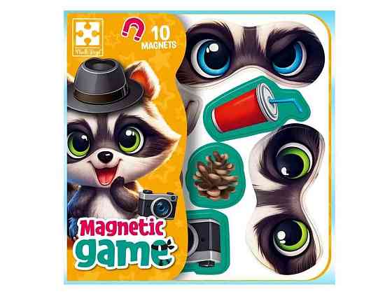 Гра розвиваюча Емоції Єнота магнітна VT3220-03 ТМ VLADI TOYS Київ