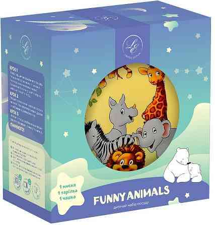 Дитячий набір Limited Edition JUNGLE, 3 предмети (6869937) Київ