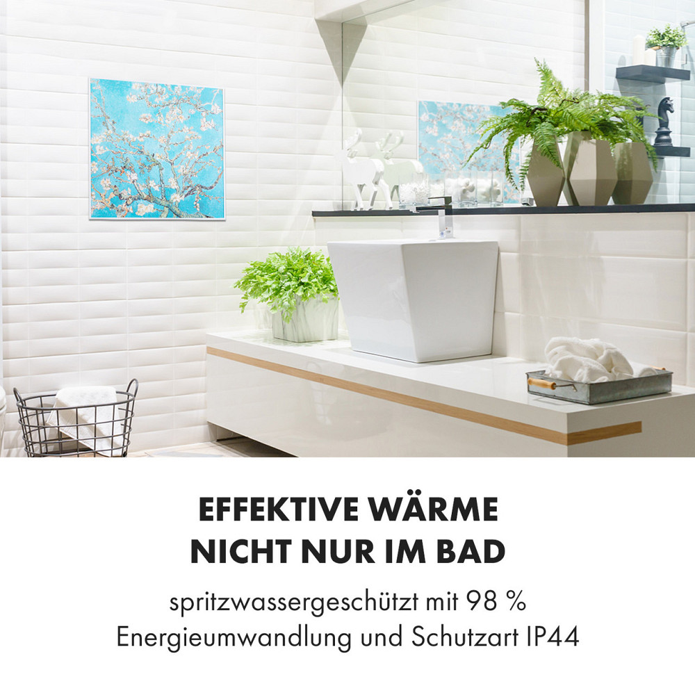 Умный инфракрасный обогреватель Wonderwall Air Art 60x60 см, 350 Вт, настенная установка, управление через Ровно - изображение 6