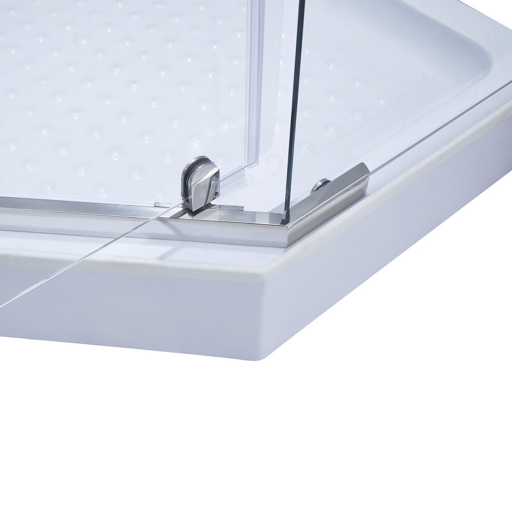 Душевая кабина Lidz Dozorca SC90x90.CRM.LOW.TR, стекло прозрачное 6 мм Киев - изображение 5