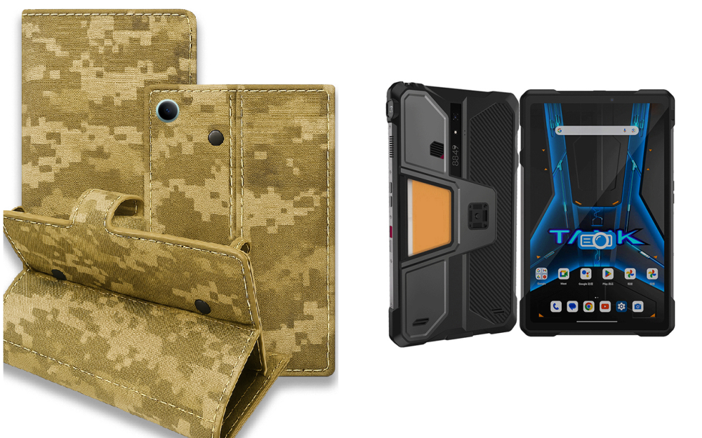 Книжка-трансформер для планшета Unihertz Tank Pad E, колір Black Pixel Київ - фото 1