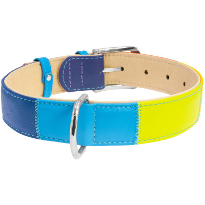 Ошейник для животных WAUDOG Glamour с QR паспортом "Радуга" M (3921) Винница - изображение 3