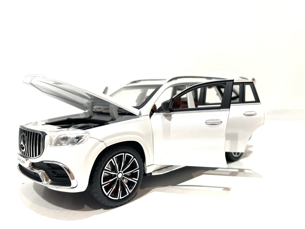 Машинка металева АвтоЕксперт Mercedes-Benz GLS 1:24 світло/звук Біла (GT-1076) Чернігів - фото 8