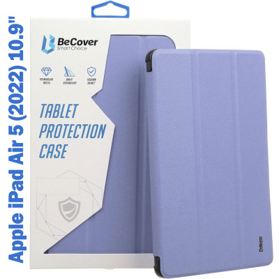 Чохол до планшета BeCover Tri Fold Soft TPU mount Apple Pencil Apple iPad Air 5 (2022) 10.9" Purple (708455) Вінниця - фото 1