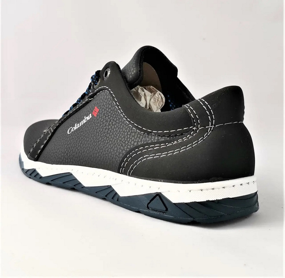 Кроссовки Мужские Чёрные Туфли Кожаные Мокасины (размеры: 40,41) Видео Обзор Днепр - изображение 5