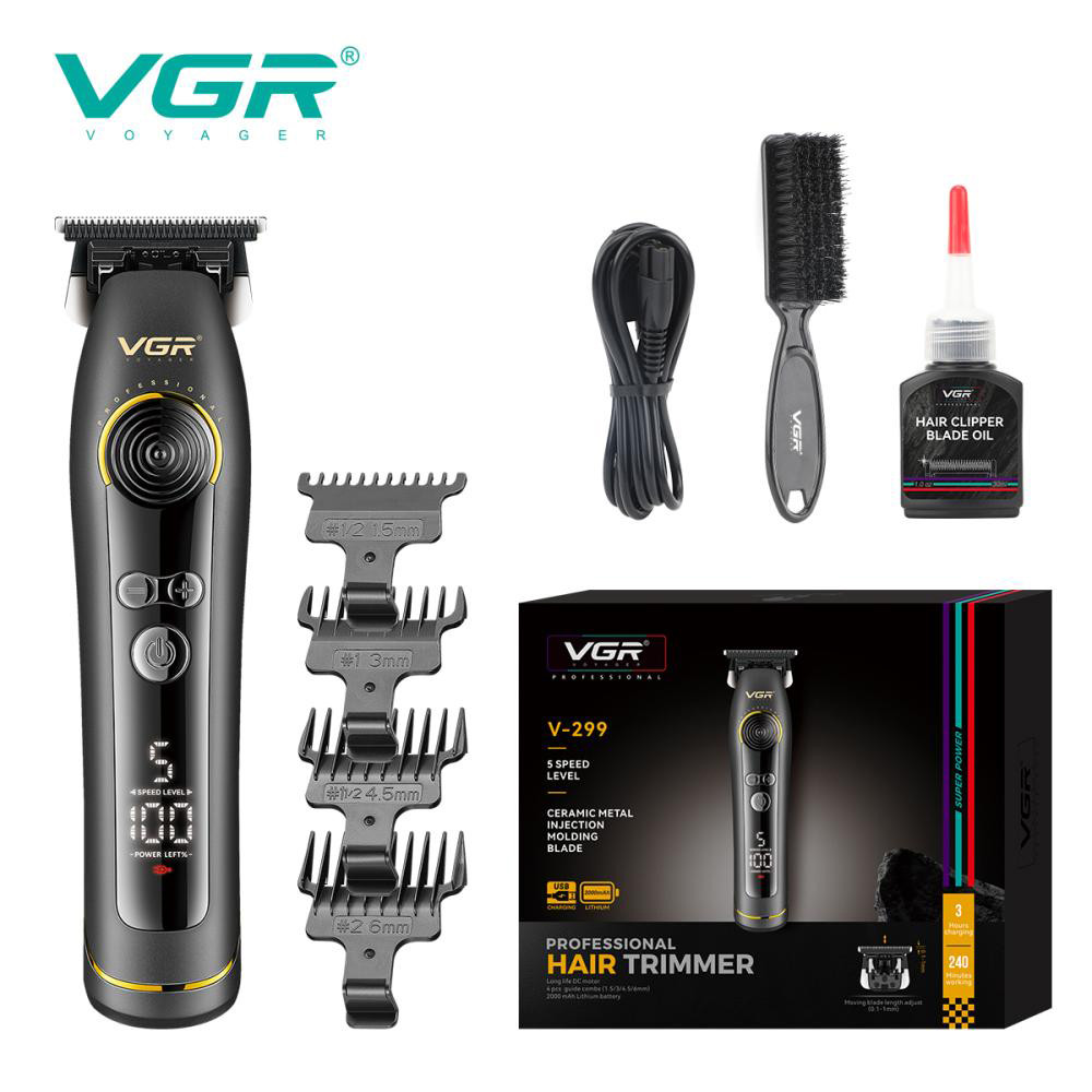 Отличная машинка для стрижки волос VGR V-299, Машинка для стрижки волос мощная Триммер висков KN-60 Львов - изображение 10