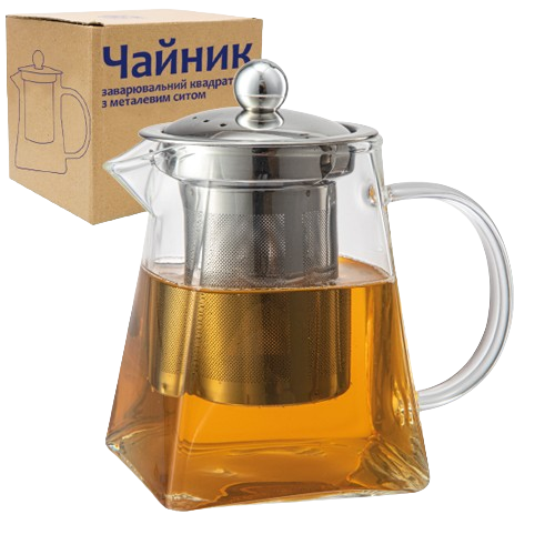 Заварник 600мл з метал.ситечком скло 32239 S&T
    
            
                Заварник 600мл з метал.ситечком скло 32239 S&T
    
          Житомир - фото 1